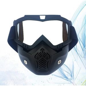 1Pc Outdoor Goggles Masker Off-Road Uitrusting Afneembare Masker Helm Goggles Voor Tieners Mannen