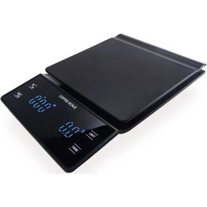 Elektronische Keukenweegschaal 5Kg/0.1G Lcd Digitale Drip Koffie Schaal Met Timer Gewicht Balans Huishoudelijke Koffie Schaal cocina Gereedschap
