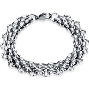 Stijl Armbanden Grijpende Polycyclische Titanium Stalen Armbanden Mannen Cool Armbanden Armbanden Armbanden Paar Armband