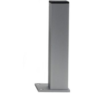 4 stks 20 cm Aluminium Kast Voeten Tafel Metalen Meubels Benen Vierkante Stand Base met Schroeven