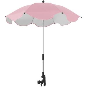 Universele Baby Kinderwagen Paraplu Schaduw Paraplu Uv Zonnescherm Voor Kinderwagen Pure Kleur Paraplu Outdoor Regenkleding