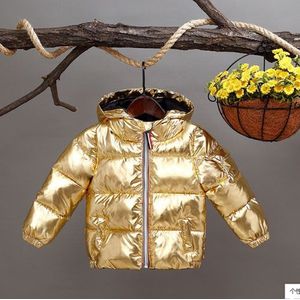 Winter Jas Kinderen Baby Jongens Meisjes Herfst Down Katoen Jassen Warme Jassen Kinderen Snowsuit Bovenkleding Jaar Capuchon