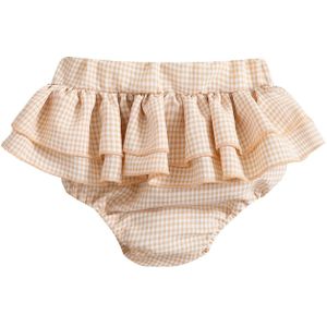 2022 Summer Baby Girls Shorts Infant Girls Double Layers Bloomers Cotton Plaid Pp Pants for Newborn Toddler Panties Clothes