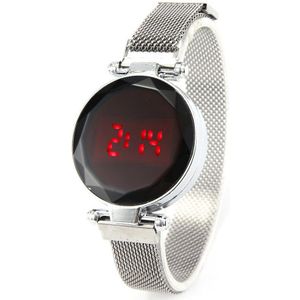Vrouwen Elektronische Horloge Digitale Horloges Magneet Gesp Dames Led Horloge Vrouwelijke Digitale Horloges Klok Zegarek Damski
