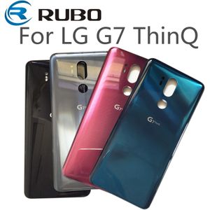 Voor Lg G7 Thinq Terug Behuizing Glas Rear Batterij Cover Voor G7 Thinq G710EM 6.1 ""Achterpaneel Met Lijm vervanging Reparatie Onderdelen