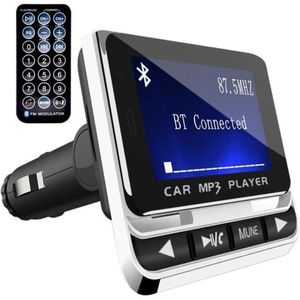 1.3 &quot;Lcd Auto MP3 Radio Fm Draadloze Kit Audio Zender Hand Gratis Bellen Usb Charger