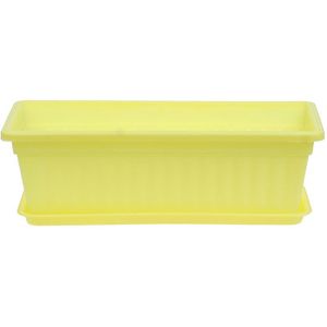 Bloempotten Plantenbakken Pot Trays Plastic Potten Creatieve Grote Vierkante Potten Voor Succulenten