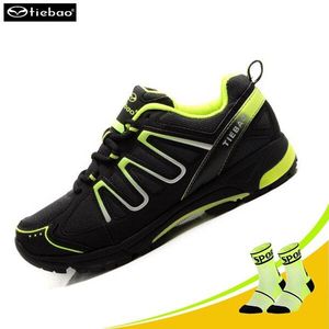 Tiebao Leisure Fietsen Schoenen Mannen Sapatilha Ciclismo Mtb Pro Riding Bike Ademende Vrouwen Atletische Zelfsluitende Fiets Schoenen