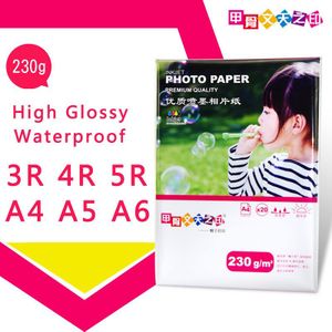 100Sheets 3R 4R 5R A4 A5 A6 Hoge Glanzend Fotopapier Voor Kleur Inkjet Printer Fotografische kleurrijke Grafische