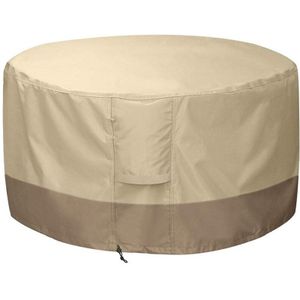 Big Vuurkorf Cover Round-210D Oxford Doek Zware Patio Outdoor Vuurkorf Tafel Dekken Ronde Waterdichte Past Voor 34/35/36