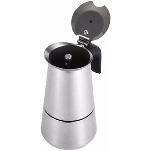 Draagbare Espresso Koffiezetapparaat Rvs Moka Pot Koffie Brouwer Waterkoker Pot Voor Pro Barista100ml/200 Ml/300 ml/450 Ml