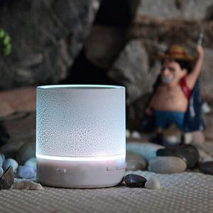 Bluetooth Speaker Audio Met Led Digitale Wekker Muziekspeler Draadloze Bolvorm Klok Speaker Mini Speaker Wekker