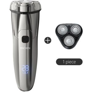 Enchen Elektrische Scheerapparaat Scheren Machine 3D Drijvende Triple Blade Scheermes Mannen IPX7 Waterdichte Oplaadbare Wasbare Baard Trimmer