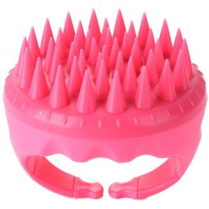 Shampoo Borstel Haar Hoofdhuid Massager Nat En Droog Haar Shampoo Borstels Soft Silicon Rubber Borstel Haar Cleaning Body Scrubber