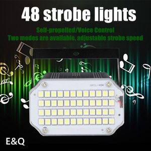 48 Led Rgb Uv Witte Strobe Lights Disco Dj Party Kerst Muziek Club Sound Activated Flash Podium Verlichting Effect