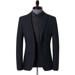 ICPANS Korea Stijl EEN gesp Split Pak Jassen Mannen Slim Fit Formele Zakelijke Office Blazers Man Lente 4XL