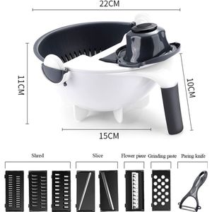 Multifunctionele Groentesnijder Huishoudelijke Dunschiller Slicer Aardappel Chip Snijmachine Radijs Rasp Kitchen Tools Groente Cutter
