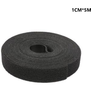 5 Meter Nylon Kabelbinders Power Draad Lus Tape Multifunctionele Nylon Bandjes Sluiting Herbruikbare Magic Tape