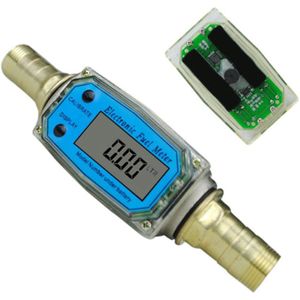 K24 Lcd Draagbare Multifunctionele Digitale Display Flow Meter Verstelbare Meten Elektronische Brandstof Bedienen Hoge Nauwkeurigheid Gereedschap