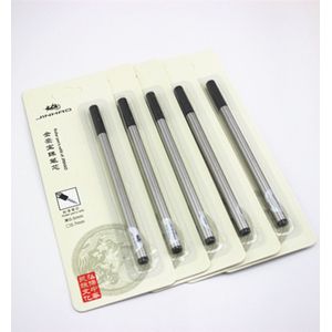 5 st zwart/blauw 0.5mm 0.7mm Nib jinhao Vullingen voor jinhao rollerball rechte refill accessoires