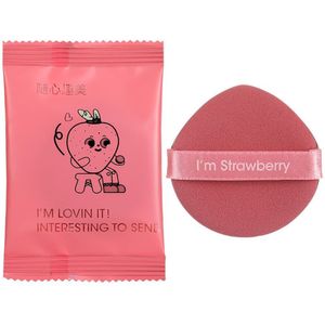 Professionele Ronde Vorm Zachte Cosmetische Puff Facial Gezicht Lichaam Powder Foundation Puff Draagbare Make-Up Foundation Spons