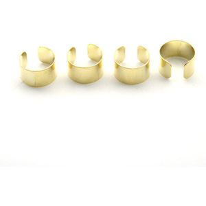 20 Stks/partij Roestvrij Staal Gouden Oorbellen Bevindingen Lichaam Sieraden Geen Doorstoken Non-Piercing Oor Manchet Oor Clip Oorbellen Voor vrouwen Mannen