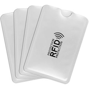 50/100 Pcs RFID NFC Card Anti Degauss Mouw Bankkaart Creditcard Beschermen Anti-Scan Card Sleeve anti-magnetische Aluminium