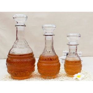 1 ST 500 ML 1000 ML Gloednieuwe Duurzaam Luxe Glas Whiskey Liquor Wijn Drankjes Decanter Crystal Fles Wijn karaf JR 1086