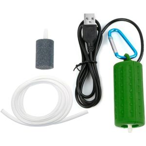 Draagbare Mini USB Aquarium Aquarium Zuurstof Luchtpomp Mute Energie Besparen Compressor Dierbenodigdheden