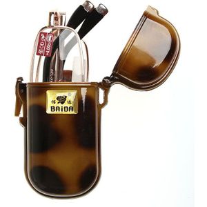 Mini Opvouwbare Leesbril Metalen Full Frame Case Lenzenvloeistof + 1.00 Tot + 4.00 1Set