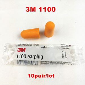 10 Paren/partij 3M 1100 Wegwerp Oor Plug Foam Noise Reducer