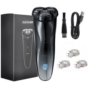 Enchen 3D Mannen Elektrisch Scheerapparaat Scheerapparaat BlackStone3 IPX7 Waterdicht Nat & Droog Dual Gebruik Lcd 3D Smart Control Scheren Baard machine