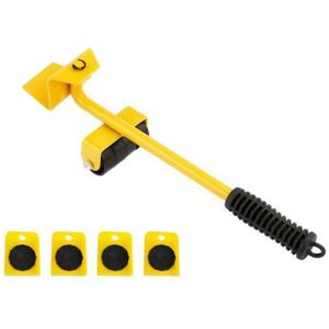 5Pcs Meubels Verplaatsen Tool Heavy Type Meubels Verplaatsen Systeem Lifter Tool 4 Slide Zweefvliegtuig Pad Wiel Bewegen