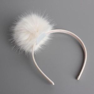 Prinses Pluizige Pompom Bal Hoofdband Kids Meisjes Hoofdtooi Hair Wear Bruiloft Gunsten Kerst Navidad