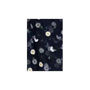 Soft Black Daisy Bloemen Borduren Tule Stof Voor Jurk Shirts, Wit, Roze, Grijs, Donkerblauw, beige, Door De Werf