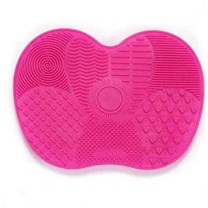 Multifunctionele Make-Up Borstel Cleaner Silicone Cleaning Pad Met Zuignap Draagbare Schoonmaken Mat Meerdere Robuuste Patronen