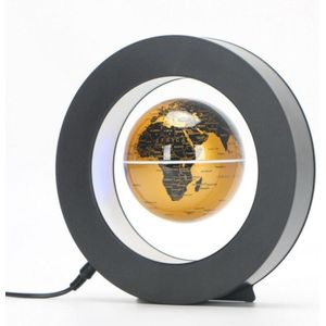 Led Wereldkaart Magnetische Levitatie Zwevende Globe Led Drijvende Tellurion Met Led Licht Woondecoratie Kantoor Ornament