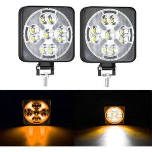 2Pcs Strobe Lights Noodverlichting 21 Led Running Light Werken Lamp DC9V-60V Led Werklamp Led Spots Motorfiets