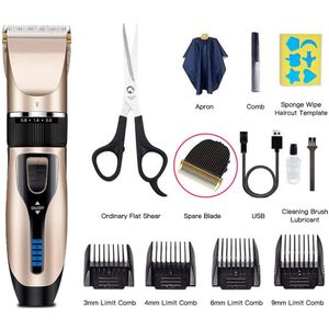 Elektrische Tondeuse Kit Oplaadbare Volwassen Kind Tondeuse Kit Voor Volwassenen Kinderen