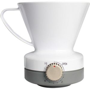 1-4 Kopjes Koffie Druppelaar Creatieve Bookable Tijd Koffie Drip Filter Cup Permanente Giet Over Koffiezetapparaat Motor Pp materiaal