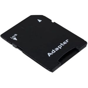 Zwart Volledige Afsluitbare Te Beschermen Inhoud 10Pcs Tf T-flash Trans-Flash Card Geheugenkaart Convert Adapter