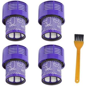 4 Pack Wasbare Filter Unit Voor Dyson V10 Sv12 Cycloon Dier Absolute Totale Schoon Stofzuiger