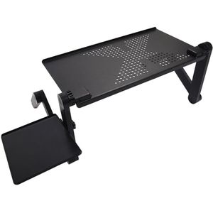 Portable Opvouwbare Verstelbare Klaptafel Voor Laptop Bureau Computer Mesa Para Notebook Stand Tray Voor Sofa Bed Rood