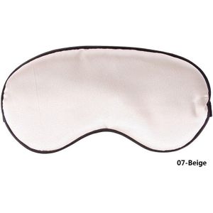1Pc Pure Zijde Sleep Rest Eye Mask Travel Relax Aid Blinddoeken Eye Aid Blinder Gewatteerde Shade Cover Slapen aid Soft Eye Mask