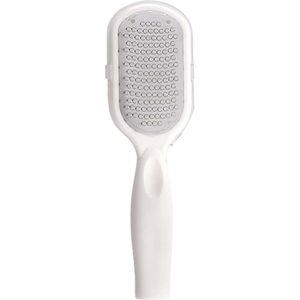 Voet Eelt Remover Pedicure Scrubber Rvs Voet Rasp Hak File Hard Skin Rasp Slijpen Voet Bestand Verwijder Dode Huid