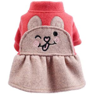 Winter Warm Pet Jurken voor Honden Katten Leuke Print Puppy Hond Kat Rok Chihuahua Yorkshire Kleding Hond Kleding vestidos de perros