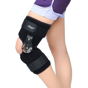 Verstelbare Kniebrace Fixatie Beugel Fractuurfixatie Revalidatie Knie Orthese Ondersteuning Artrose Knie Pijn Pads