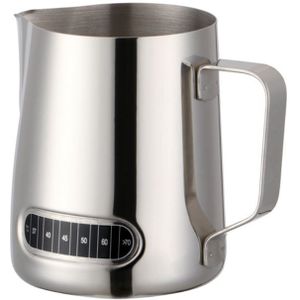 Melk Opschuimen Werper 20Oz Met Thermometer Espresso Dampende Opschuimen Cup Interne Meting Perfect Voor Espresso Machines