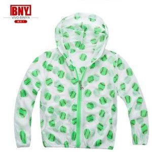 Jongen lange mouw hoody zonnebrandcrème kleding een stuk set strand kleding vrouwelijke kind airconditioning shirt zon UPF50 +