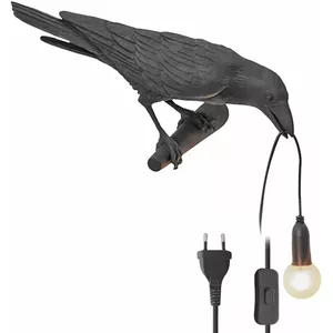 LOGT Vogel Wandlampen Dimbaar met Touch Switch Muurlampe 360° Draaibaar Nachtlampje Moderne Decoratieve Vogel Bedlamp LED Warme 3000K Nachtlamp voor